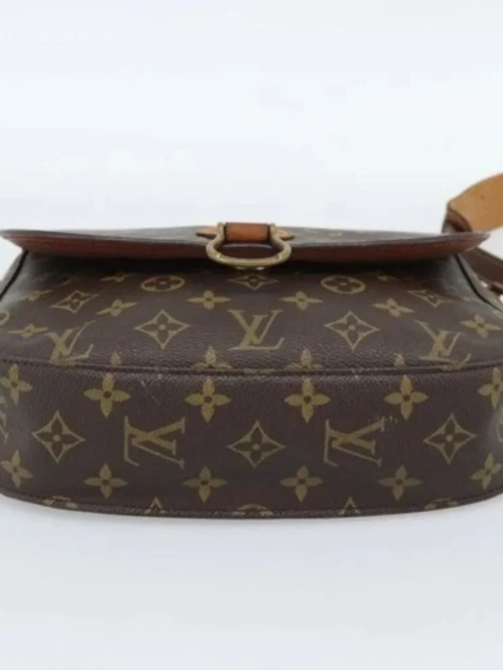 LOUIS VUITTON Monogram Saint Cloud GM Shoulder Bag M51242 LV Auth 165485